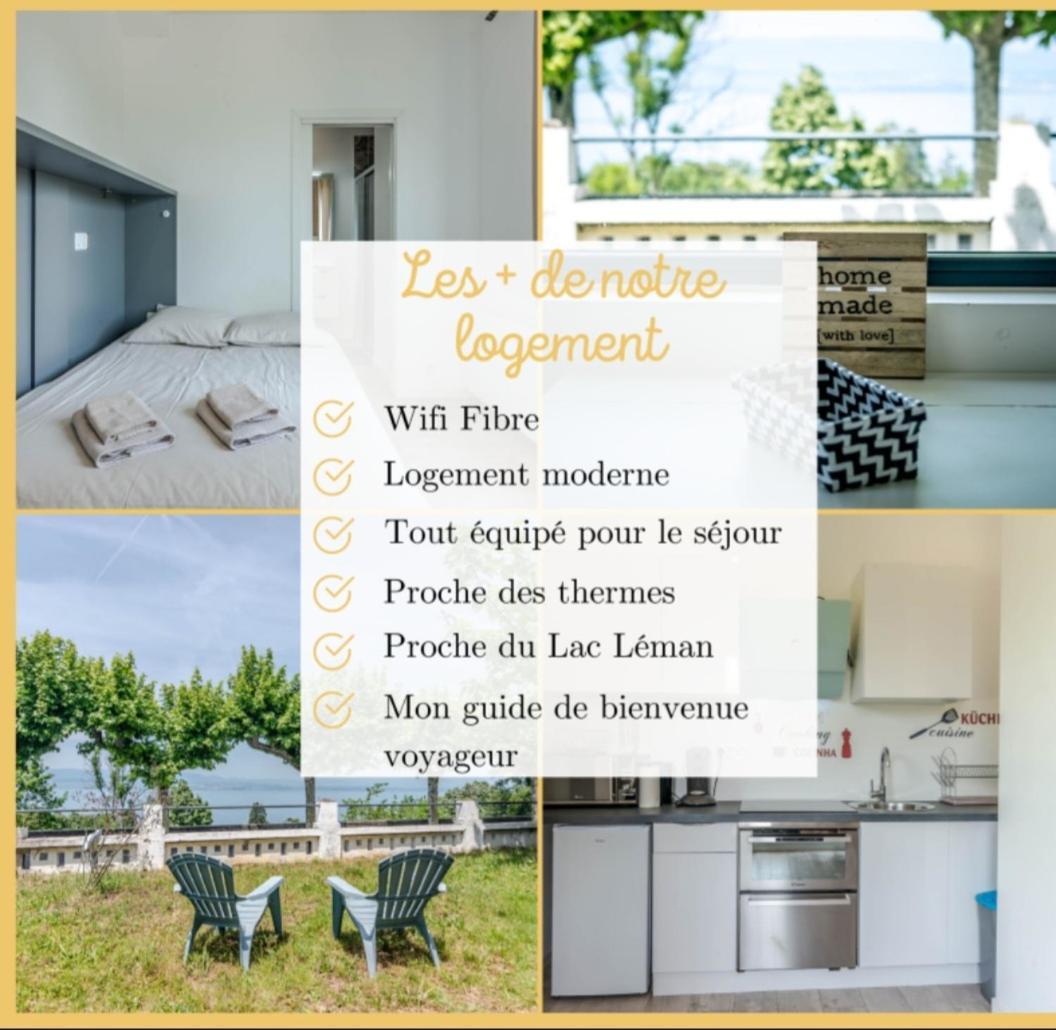 Appartement Cozy 2 Panoramique Lac Leman Thonon-Les-Bains Eksteriør billede